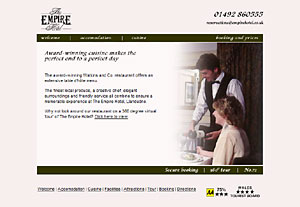 Empire Hotel screen-shot from 2002