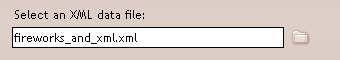 Select the XML file created earlier