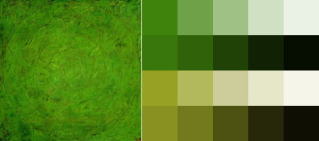 Green Target by Jasper Johns