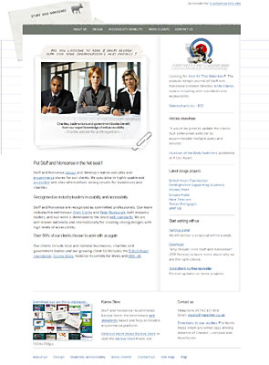 Stuff and Nonsense portfolio web site