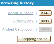 My history palette