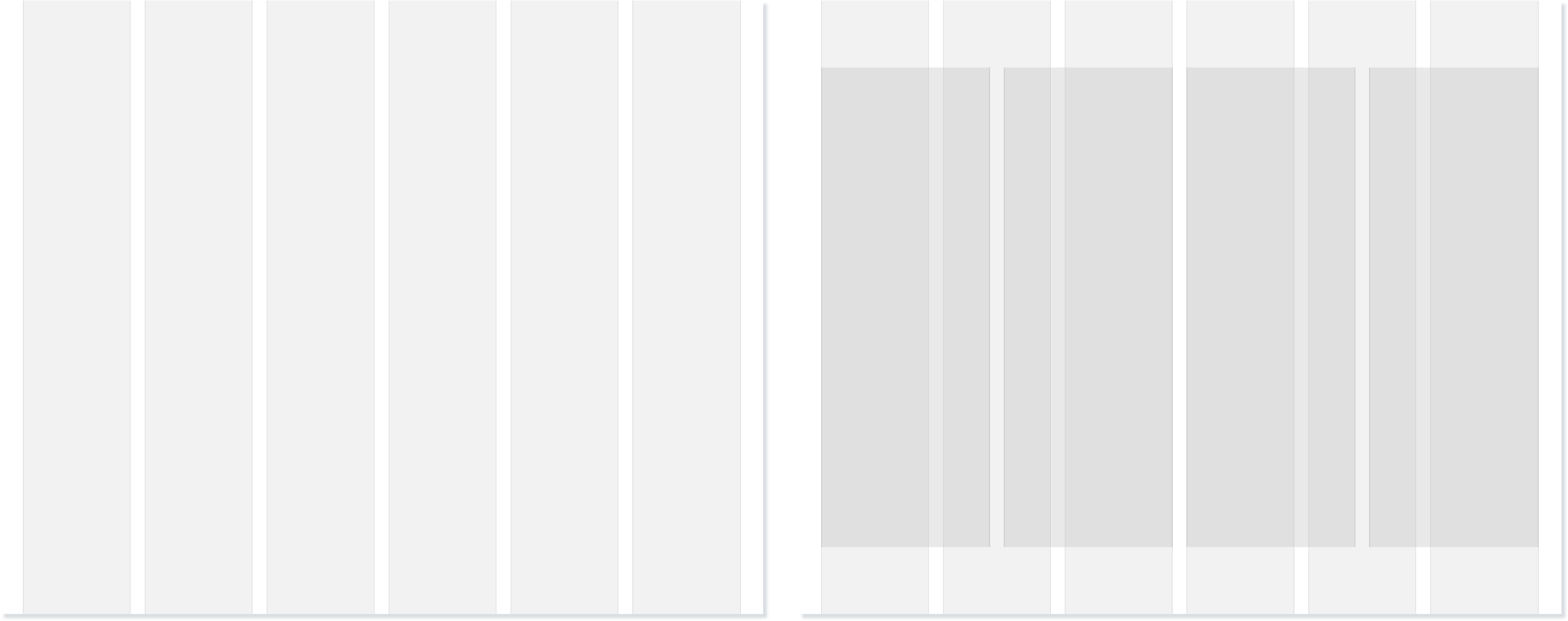 asymmetrical modular grids