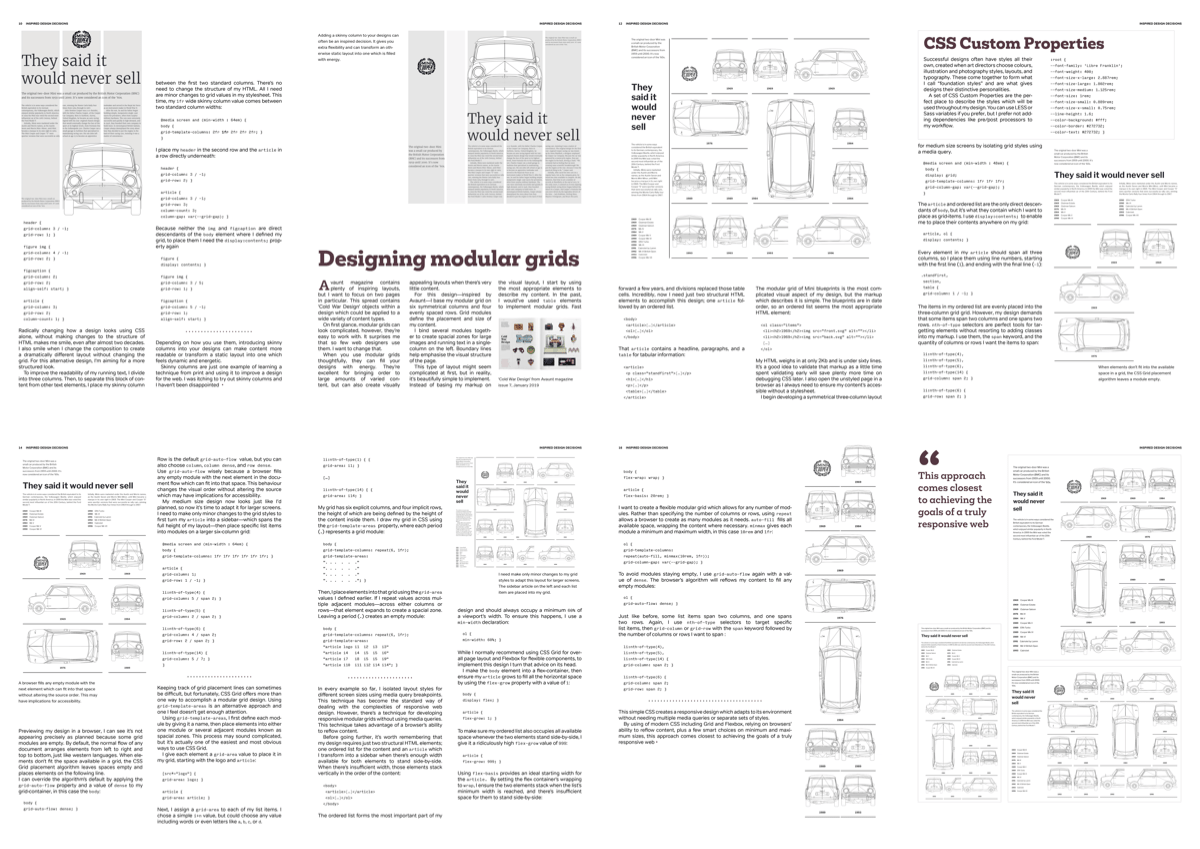 Inspired Design Decisions