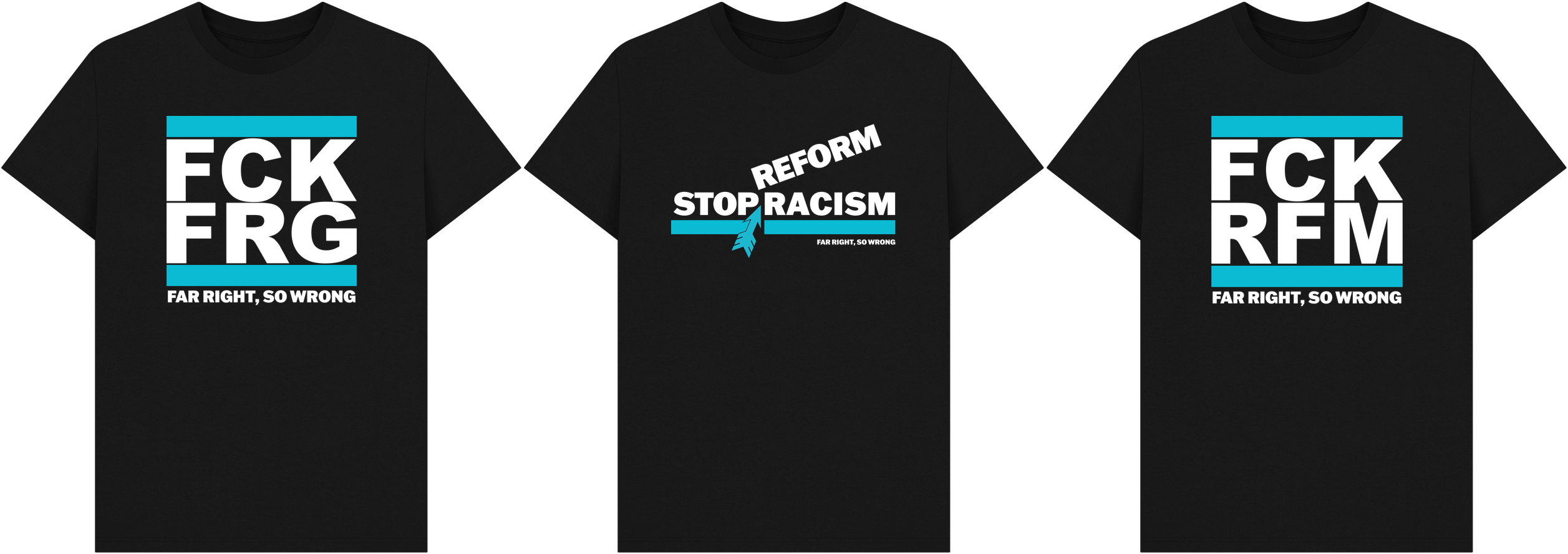 FCK FRG, FCK RFM t-shirts