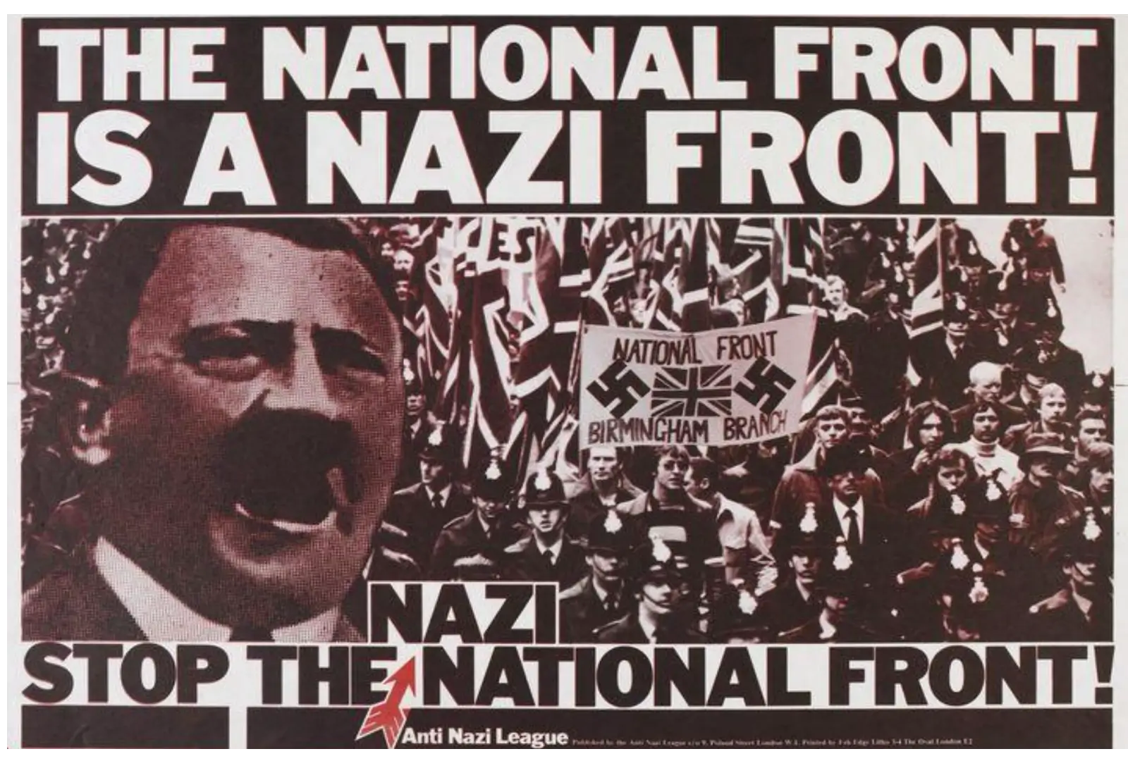 David King poster for the Anti Nazi League