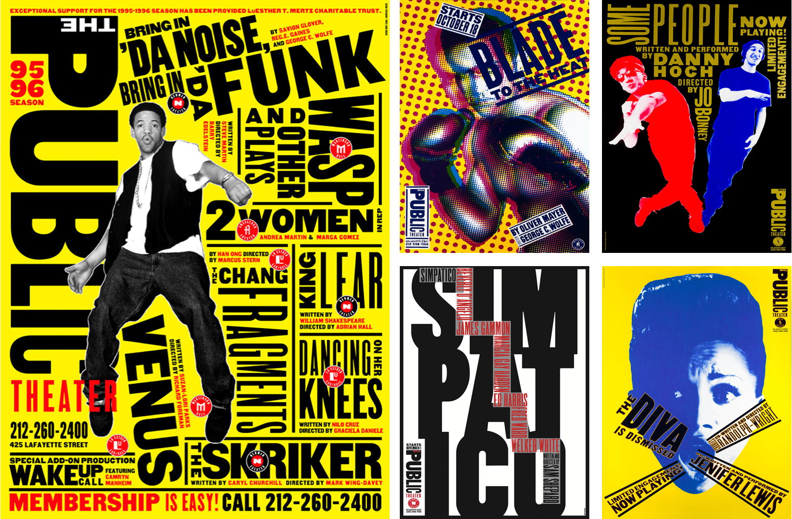 Work by Paula Scher