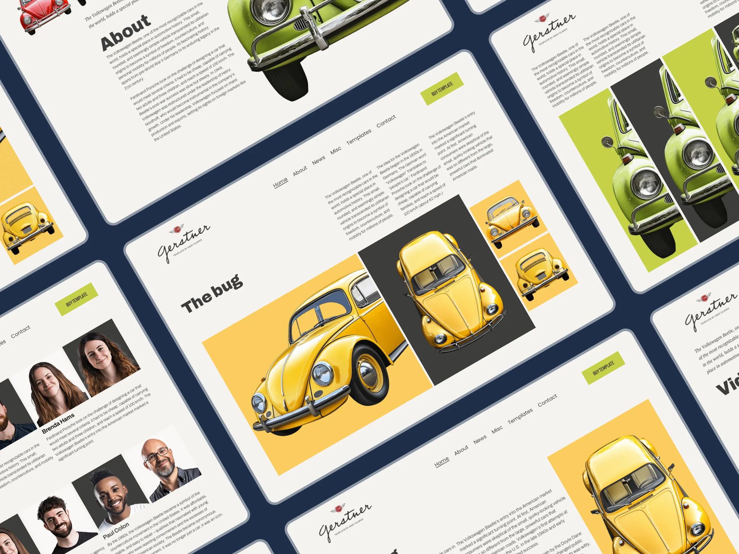 Gerstner Premium Squarespace template