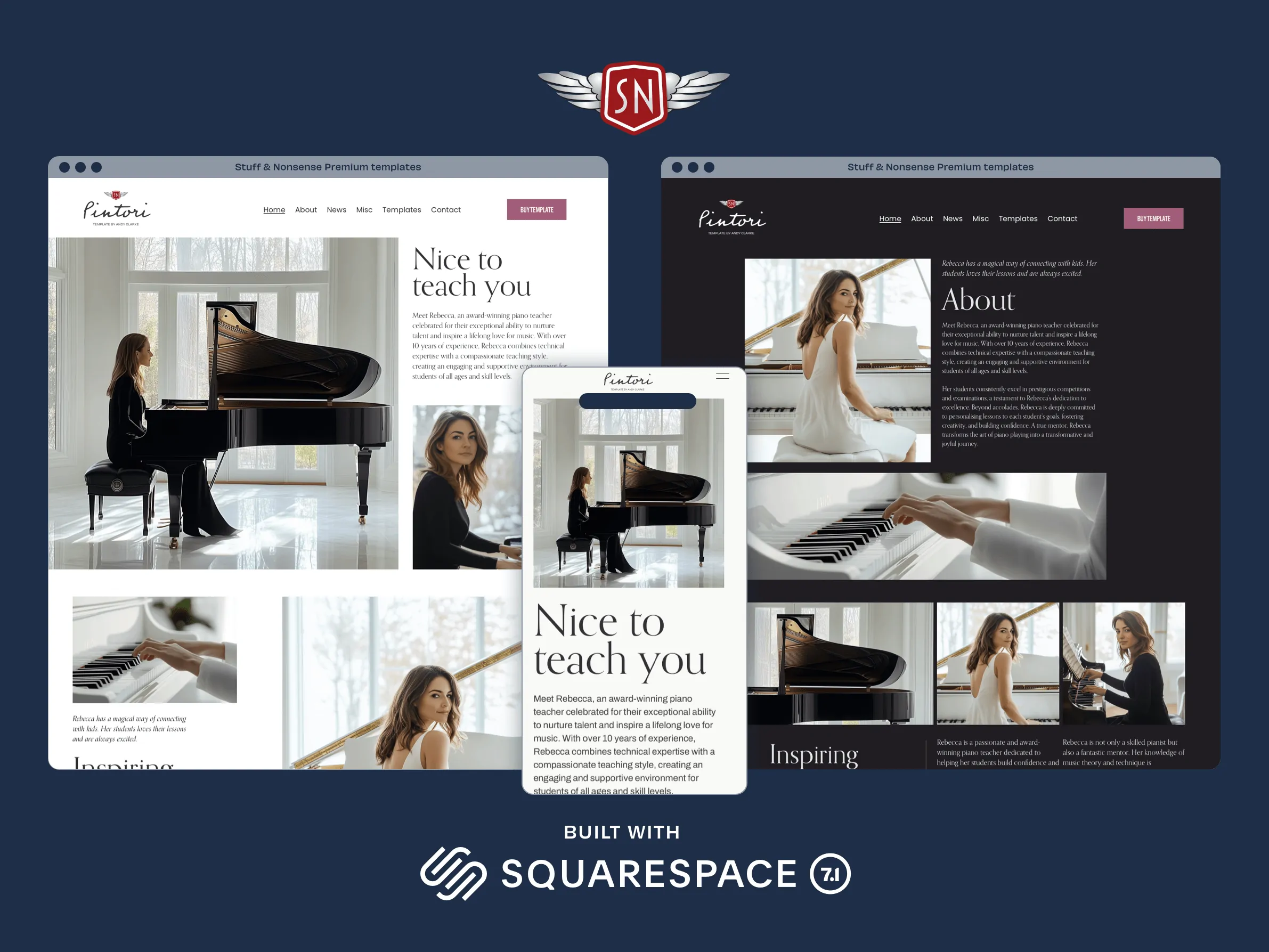 Stuff & Nonsense Premium Squarespace templates