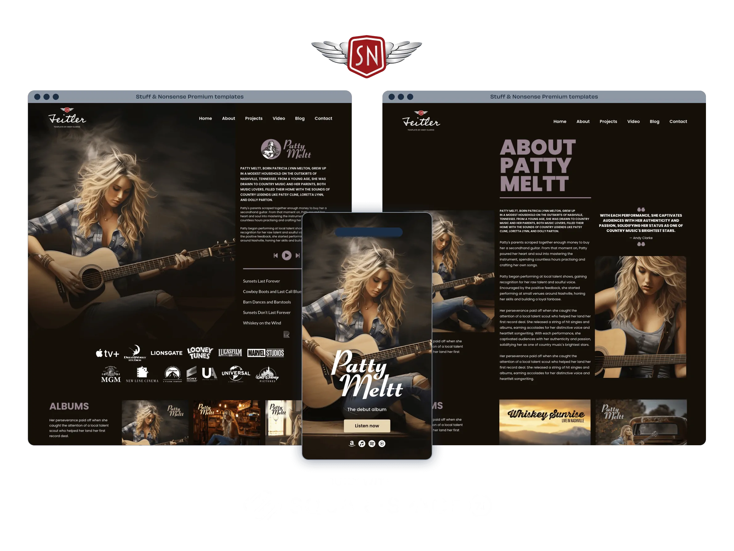Stuff & Nonsense Premium Squarespace templates