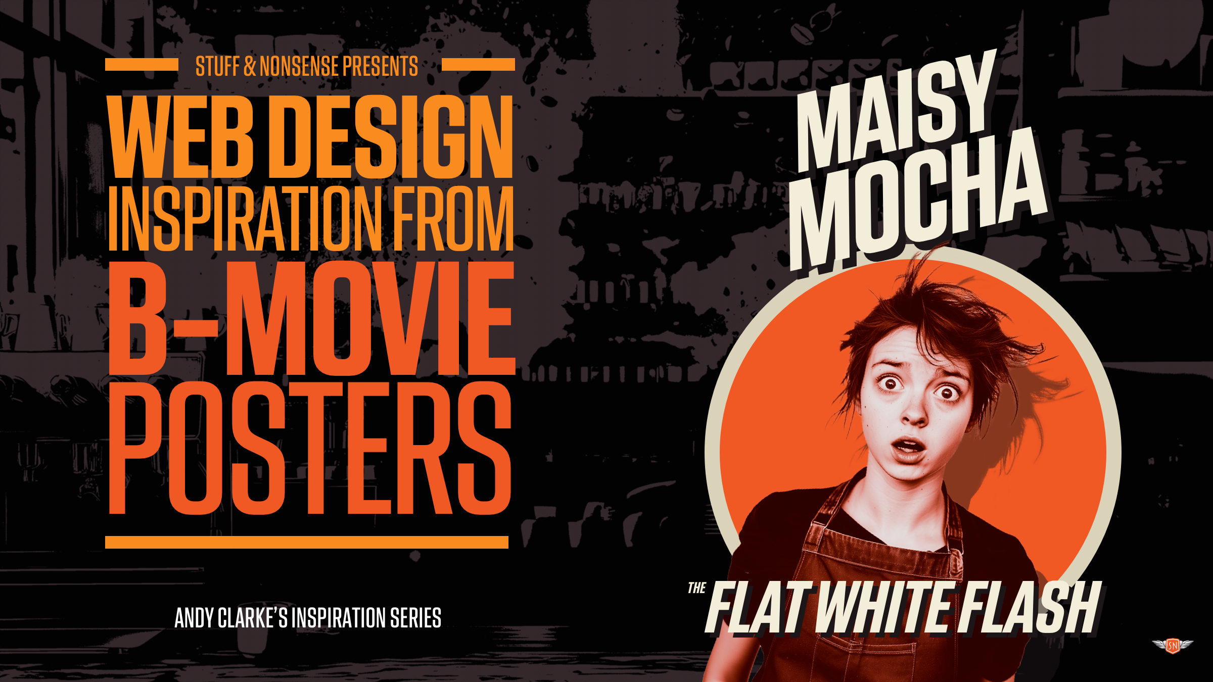 Colour palette inspiration from B-movie posters