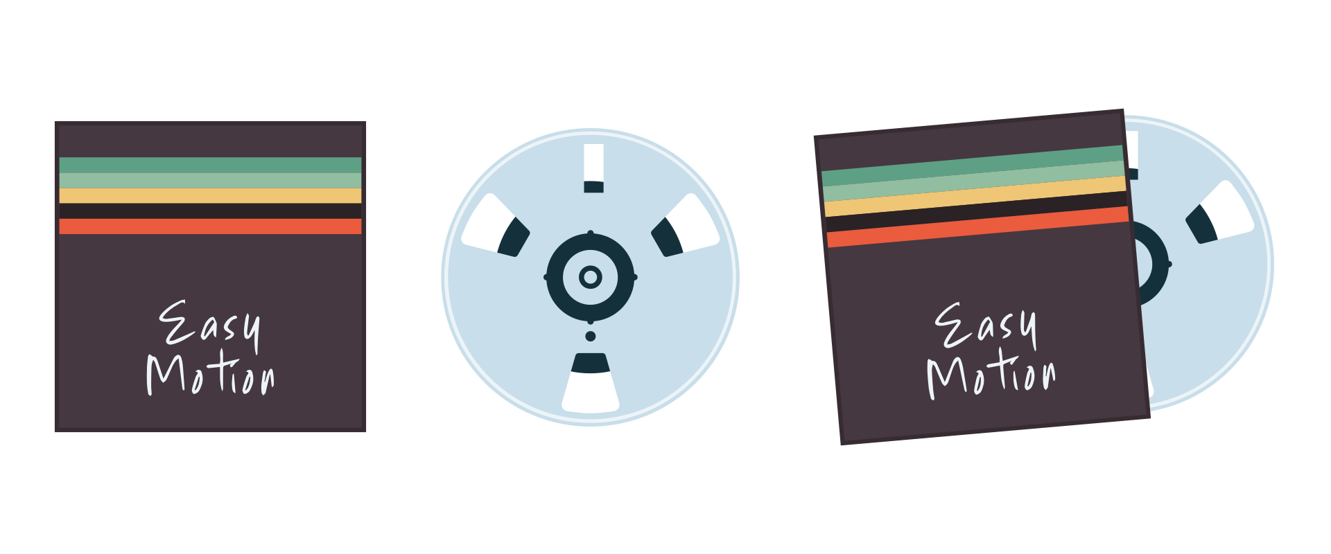 Bego’s animated tape reels and covers.