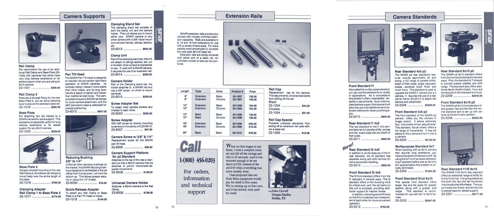 SinarBron catalogue. 1991