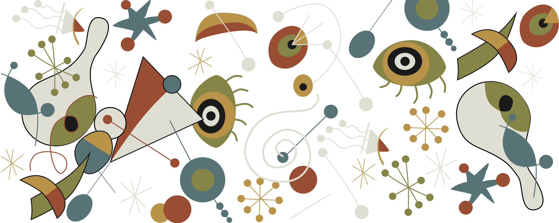 Joan Miro inspired design