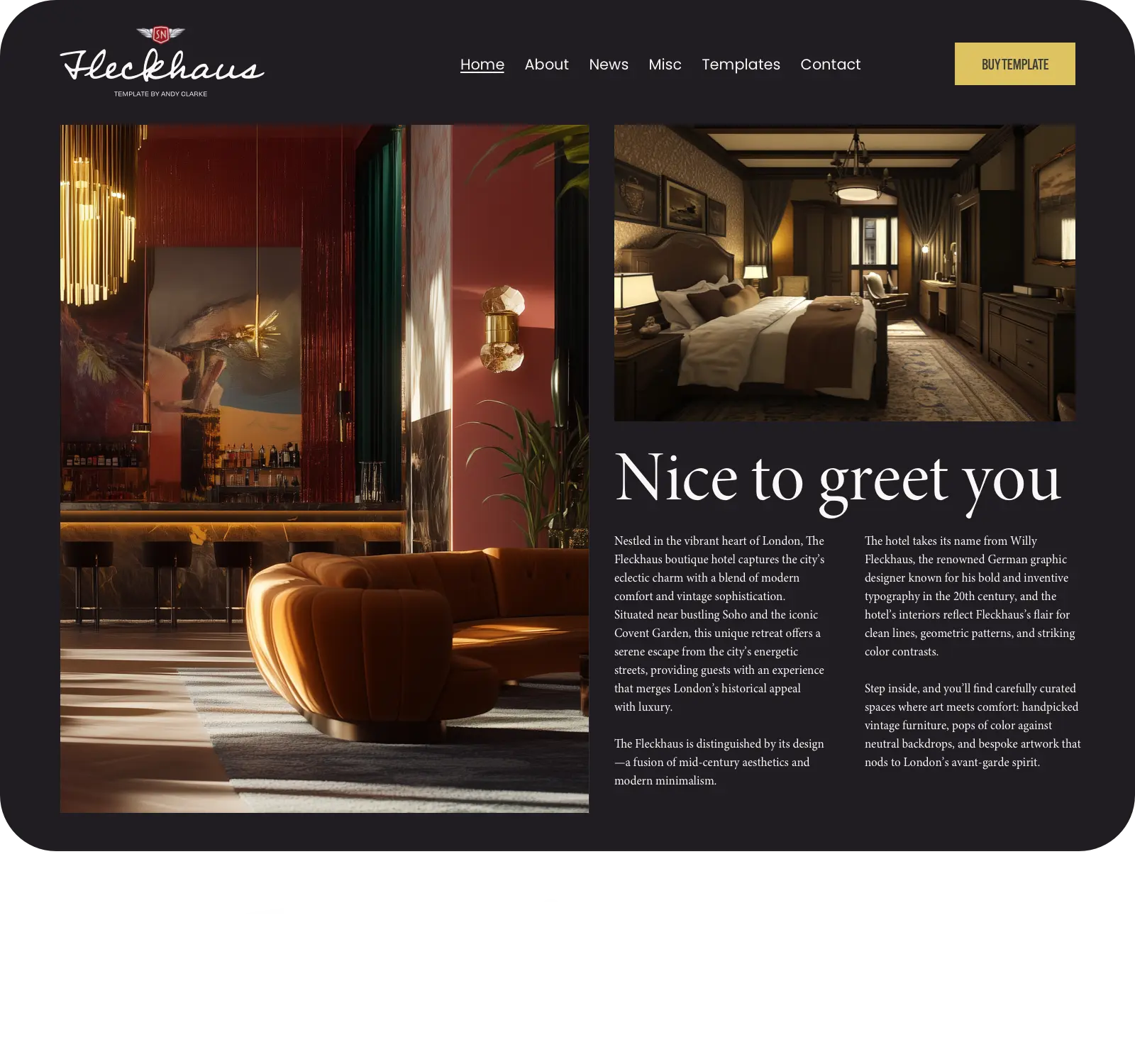 Squarespace templates for music professionals