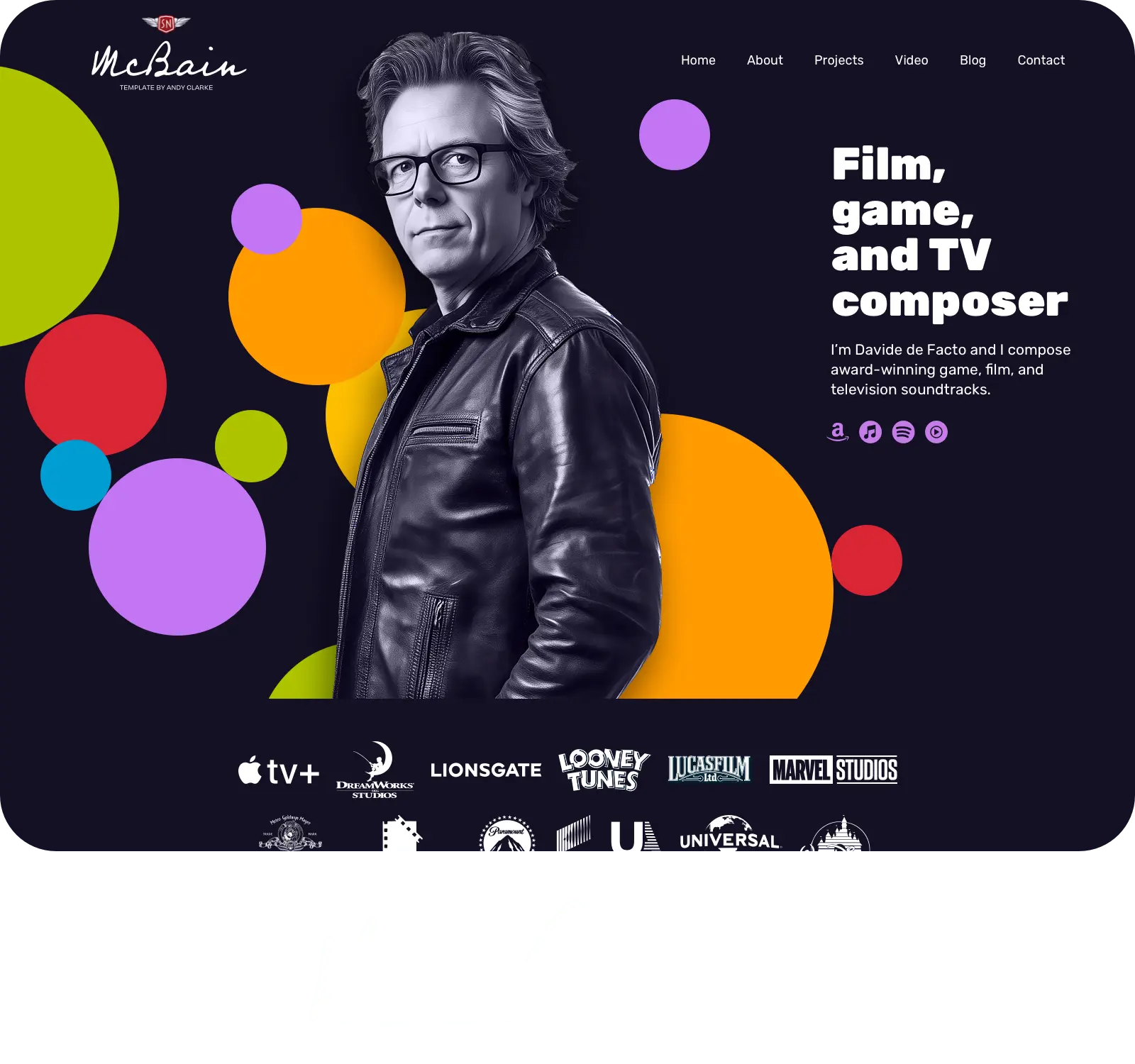 Squarespace templates for music professionals