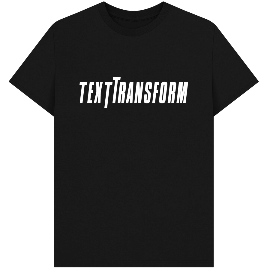 text-transform tee