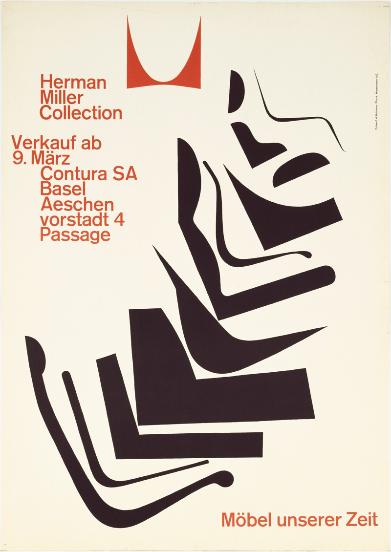 Inspiration for the design by Armin Hofmann