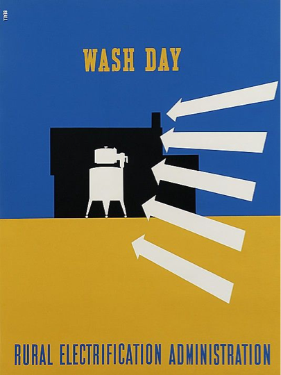 Inspiration for the design by Lester Beall
