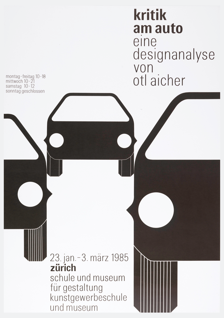 Inspiration for the design by Otl Aicher