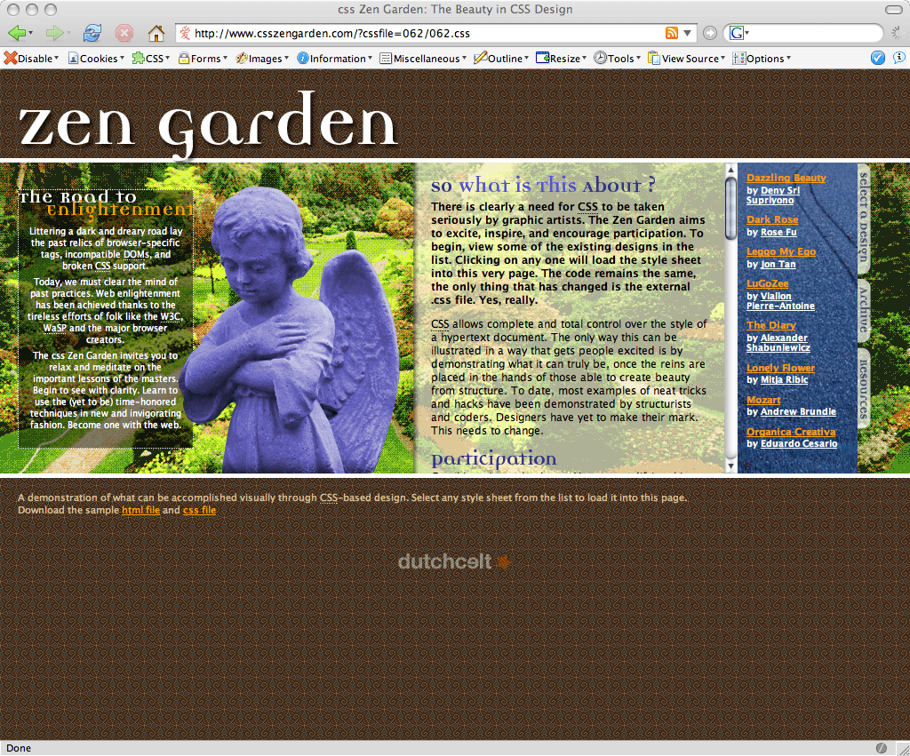 Gemination CSS Zen Garden entry